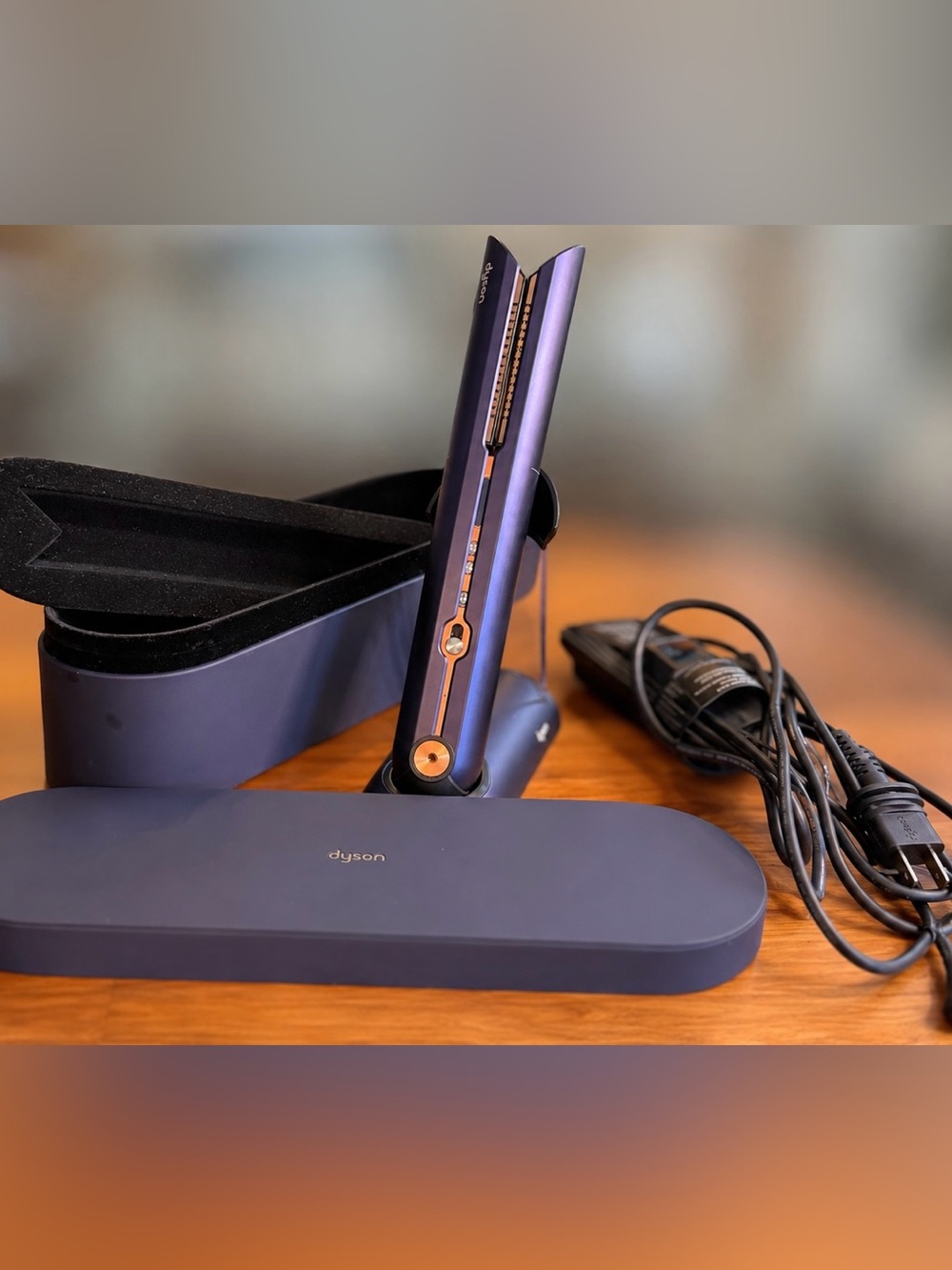 Dyson Corrale Hair Straightener in Navy and Copper